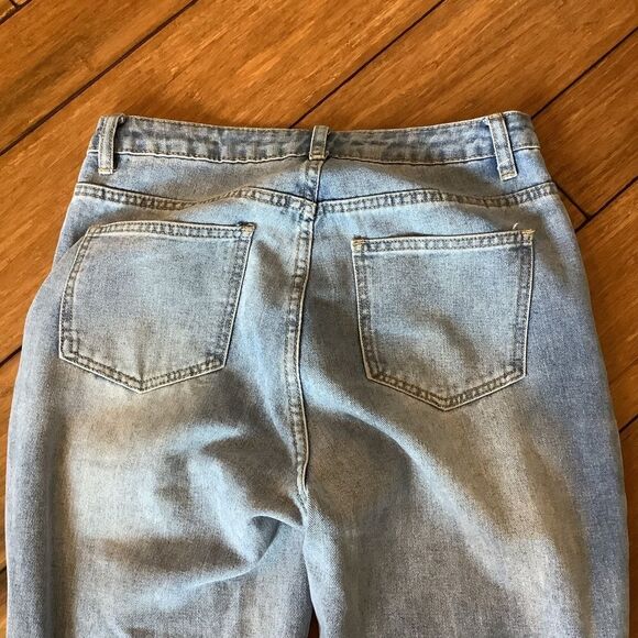 Shein Patchwork Boho Jeans 👖🌻🌺🌸 - Picture 4 of 7